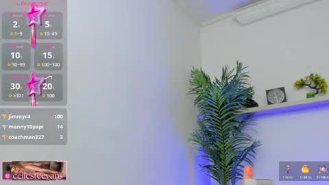 Snapshot of cellesteevans chatting on January 8, 10:27 pm Celeste online show from January 8, 10:27 pm