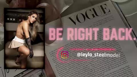 INSTA leylasteel model         online show from April 12, 4:21 pm