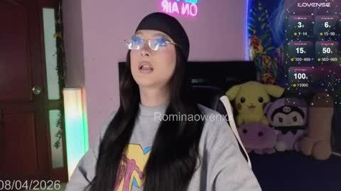 ROMINA OWEN online show from April 8, 7:20 am