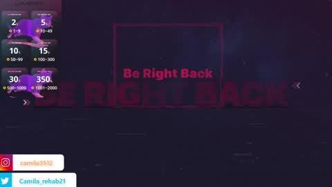 Camila online show from March 6, 5:10 am