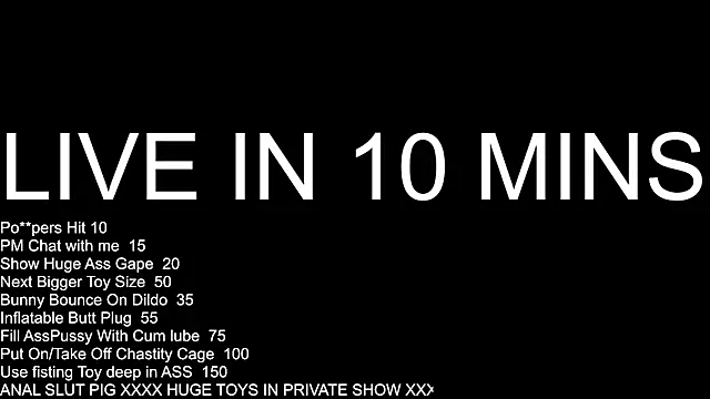 Snapshot of ClairTS chatting on January 25, 1:35 pm ClairTS online show from January 25, 1:35 pm
