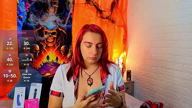 angel  red  online show from October 5, 1:17 am