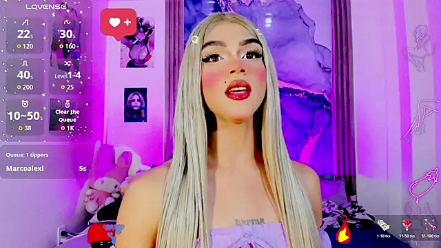 blonde queen- online show from May 28, 8:40 pm