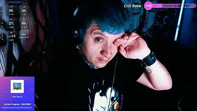 Marieblueeyes online show from April 14, 4:06 am